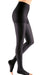 Woman wearing Mediven Sheer and Soft 20-30 mmHg Compression Pantyhose in the color Ebony