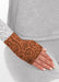 Juzo Soft Gauntlet with Thumb Stub in the PAISLEY HENNA-CINNAMON Print