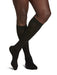 Sigvaris 191C Sea Island Cotton Knee High Comrpession Socks for Men, 15-20 mmHg Color Black