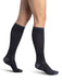 Lady wearing her new Sigvaris 432C Motion Flow Tech 20-30 mmHg compression socks in the color black