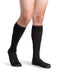 Man wearing his new Sigvaris 432C Motion Flow Tech 20-30 mmHg compression socks in the color black