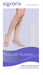 Sigvaris 504C Natural Rubber 40-50 mmHg Compression Open Toe Stockings Packaging