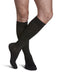 Male wearing Sigvaris 823C Microfiber 30-40 mmHg Compression Knee High Socks in the color Black