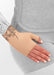 Juzo Soft Gauntlet with Thumb Stub in the Wildflower Henna Beige Print
