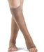 Sigvaris 120C Sheer Fashion, 15-20 mmHg, Knee High, Open Toe Color Golden