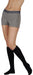 Lady wearing her Juzo Soft 30-40 mmHg Closed Toe Knee High Compression Stocking in the Color Beige