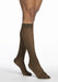 Female legs wearing Sigvaris 783 Sheer Knee High Compression Stockings in the color Mocha