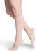 Female legs wearing Sigvaris 782 Sheer Knee High Compression Stockings in the color Warm Sand