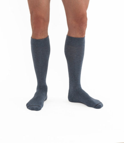 Jobst ActiveWear, 15-20 mmHg, Knee High, Closed Toe | Gray Knee High Stocking| Compression Care Center 