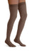Jobst Opaque, 15-20 mmHg, Thigh High w/Silicone Dot Band, Closed Toe | Mocha Thigh High Stockings | Compression Care Center 