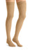 Jobst Opaque, 20-30 mmHg, Thigh High w/Silicone Dot Band, Closed Toe | Natural Closed Toe Stocking| Compression Care Center 
