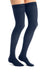 Jobst Opaque, 15-20 mmHg, Thigh High w/Silicone Dot Band, Closed Toe | Navy Thigh High Stockings | Compression Care Center 