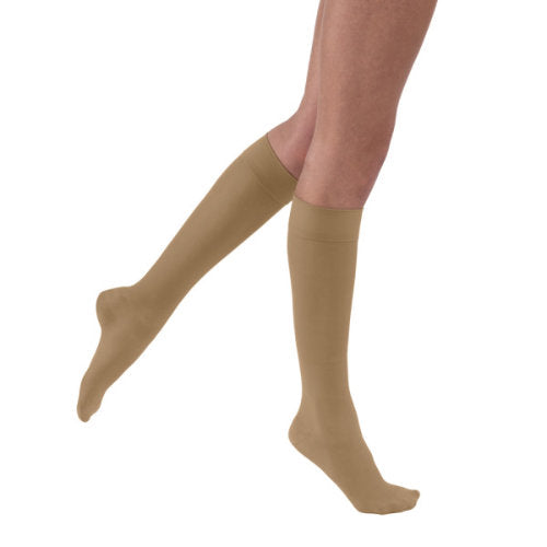 Jobst Ultrasheer, 8-15 mmHg, Knee High, Closed Toe | Beige Compression Stockings | Compression Care Center 