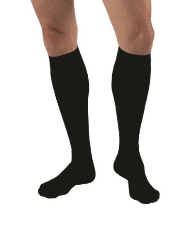 Jobst forMen, 15-20 mmHg, Knee High, Closed Toe | Black Jobst Stockings | Compression Care Center