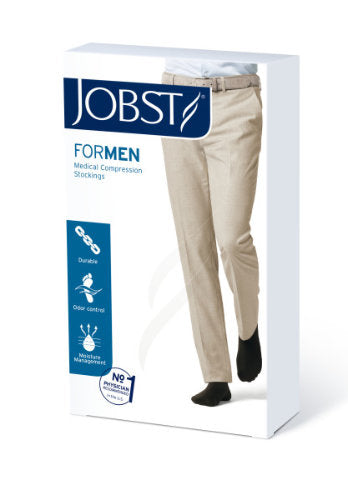 Jobst forMen, 20-30 mmHg, Thigh High, Closed Toe