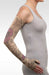 Juzo Soft Arm Sleeve in the Floral Purple Henna print 15-20 mmHg, 20-30 mmHg, and 30-40 mmHg compressions available