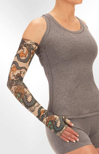 Juzo Soft Arm Sleeve (Print Series) 15-20 mmHg, 20-30 mmHg, and 30-40 mmHg Compression