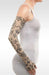 Juzo Soft Arm Sleeve with Silicone Band in the MOSAIC HENNA-BEIGE Print. Available in the 15-20 mmHg, 20-30 mmHg, and 30-40 mmHg Compression