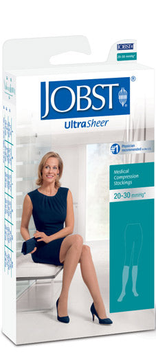 Jobst Ultrasheer, 20-30 mmHg, Knee High, Closed Toe