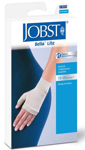 Jobst Bella Lite gauntlet 15-20 mmHg compression packaging