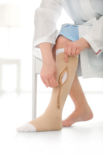 Jobst UlcerCare, 40+ mmHg, Knee High, Zipper | Jobst UlcerCare Stocking | Compression Care Center
