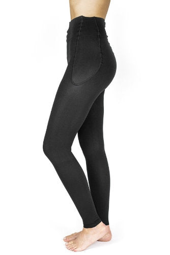 Mediven Rejuva Fashionable Leggings, 15-20 mmHg | Compression Care Center | Black Rejuva Leggings