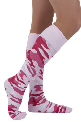 Rejuva Camo Pink Compression Socks