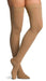 Sigvaris Women's Cotton Closed Toe Thigh High 30-40 mmHg Color Light Beige