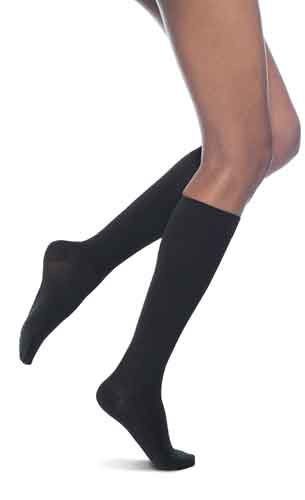 Soft Thigh Highs 20-30mmHg with Silicone Band - Trend Color