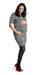 Pregnant lady wearing her Sigvaris 842M Soft Opaque Maternity Compression Stockings in the color Black