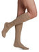 Sigvaris 146C Casual Cotton Knee High Compression Socks for Women, 15-20 mmHg, Color Khaki