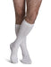Sigvaris 186C Casual Cotton Knee High Compression Socks for Men, 15-20 mmHg, Color White