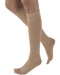 Sigvaris 503C Natural Rubber Open Toe Knee High Compression Socks Color Beige