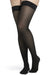 Sigvaris 752N Mid Sheer Thigh High Compression Stockings in the Color Black
