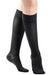 Sigvaris Essential Opaque Women's Knee High Closed Toe Compression Stockings with Silicone Grip Top Band Color Black 20-30 mmHg 862CW/S