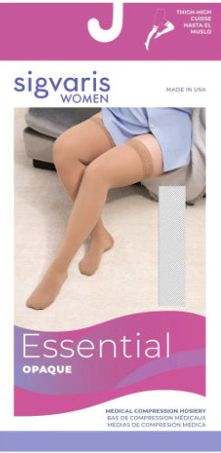 Sigvaris 862N Essential Opaque Thigh High Packaging