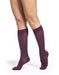 Sigvaris 842C 20-30 mmHg Women's Soft Opaque Knee High Compression Stockings in the color Mulberry