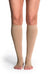 Sigvaris 842CO Soft Opaque Open Toe Knee High Compression Stockings in the color Chai