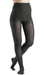 Woman wearing her Sigvaris 841P Soft Opaque 15-20 mmHg Pantyhose in the color Graphite