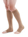 Almond Duomed Advantage, 15-20 mmHg, Knee High, Open Toe |  Men's Open Toe Stockings