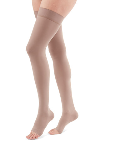 Duomed Advantage, 15-20 mmHg, Thigh High, Open Toe | Thigh High Stocking | Compression Care Center