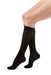 Woman wearing Medi Duomed Transparent Sheer Knee High Compression Stockings in the color Black