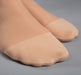 Close up image of the toe area of the Duomed Transparent Sheer stockings