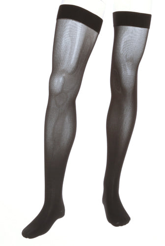 Mediven Assure Thigh Highs with Closed Toe shown in the color Black