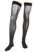 Display leg showing the Medi Assure Thigh High compression stockings | 30-40 mmHg in the color Black