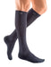Lady wearing the Mediven Active 15-20 mmHg Compression Sports Sock in the Color Grey
