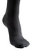 Close up view of the foot portion of the Mediven Active Compression Sock in the Color Black