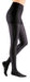 lady wearing a balck pair of mediven sheer and soft compression stockings