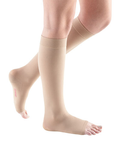 Mediven Comfort, 15-20 mmHg, Knee High, Open Toe | Sandstone Compression Stocking | Compression Care Center