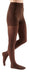 Woman wearing her Mediven Comfort Compression Pantyhose in the color Chocolate